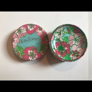 Lilly Pulitzer Glass/Ceramic Coasters set of 4